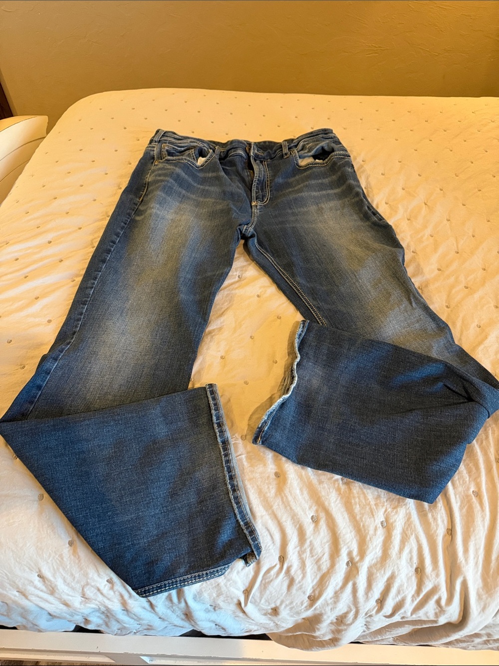 Silver Jeans Men's Dark Blue Bootcut Denim Craig 38x34